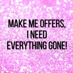 Accepting all reasonable offers today!!